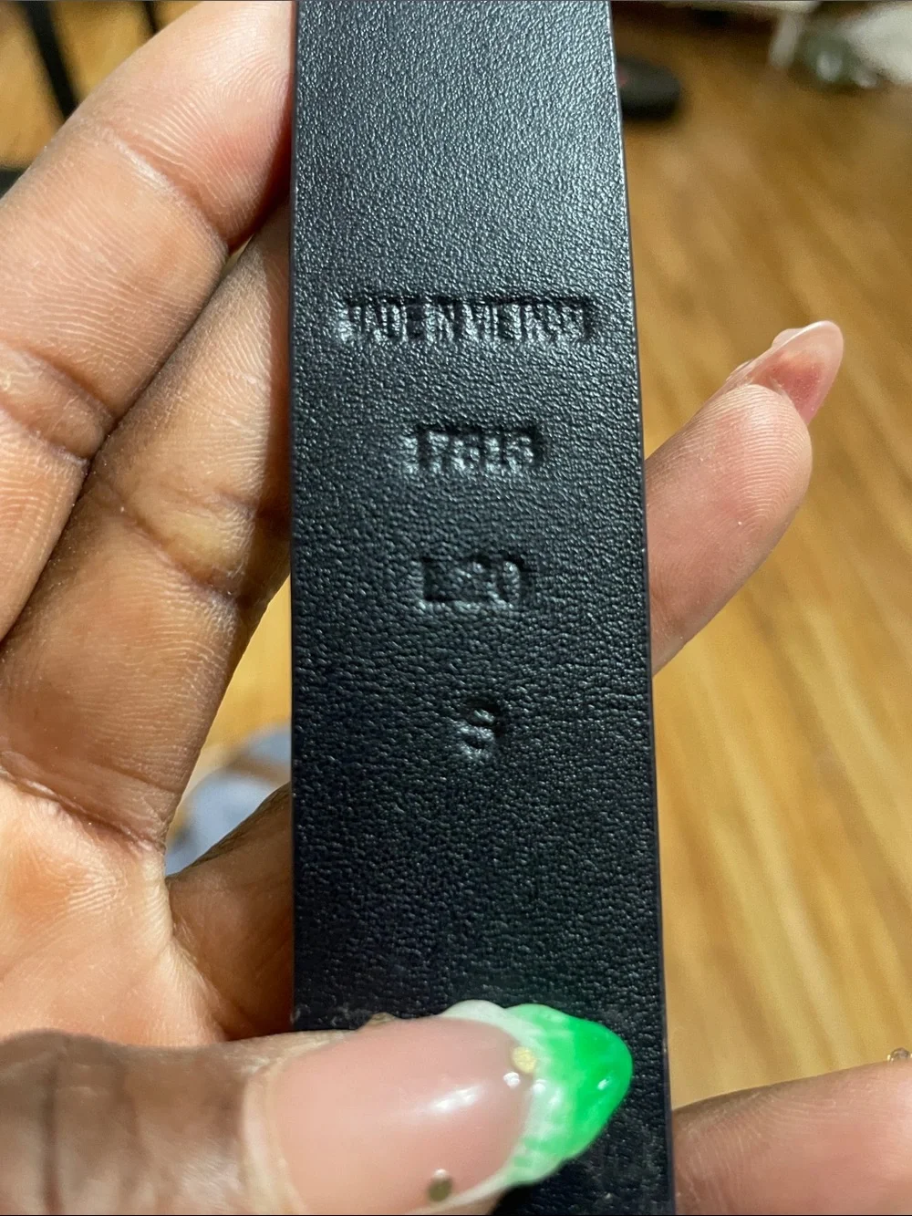 Lauren Ralph Lauren Black Leather Belt